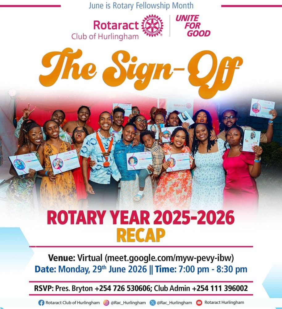 The Sign-off Rotary year 2025 - 2026 Recap